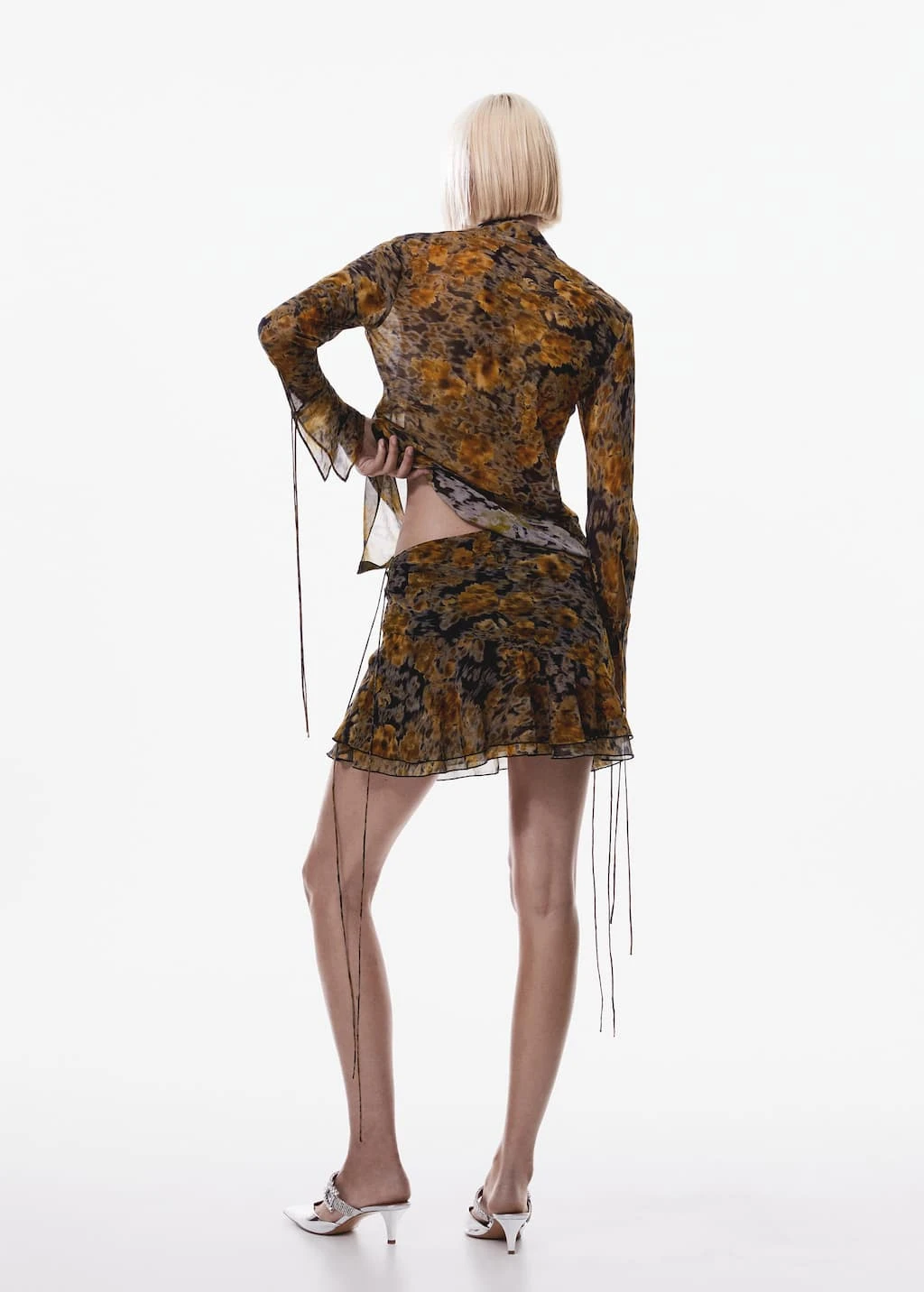 Jupe Imprimée Semi-transparente – Image 3