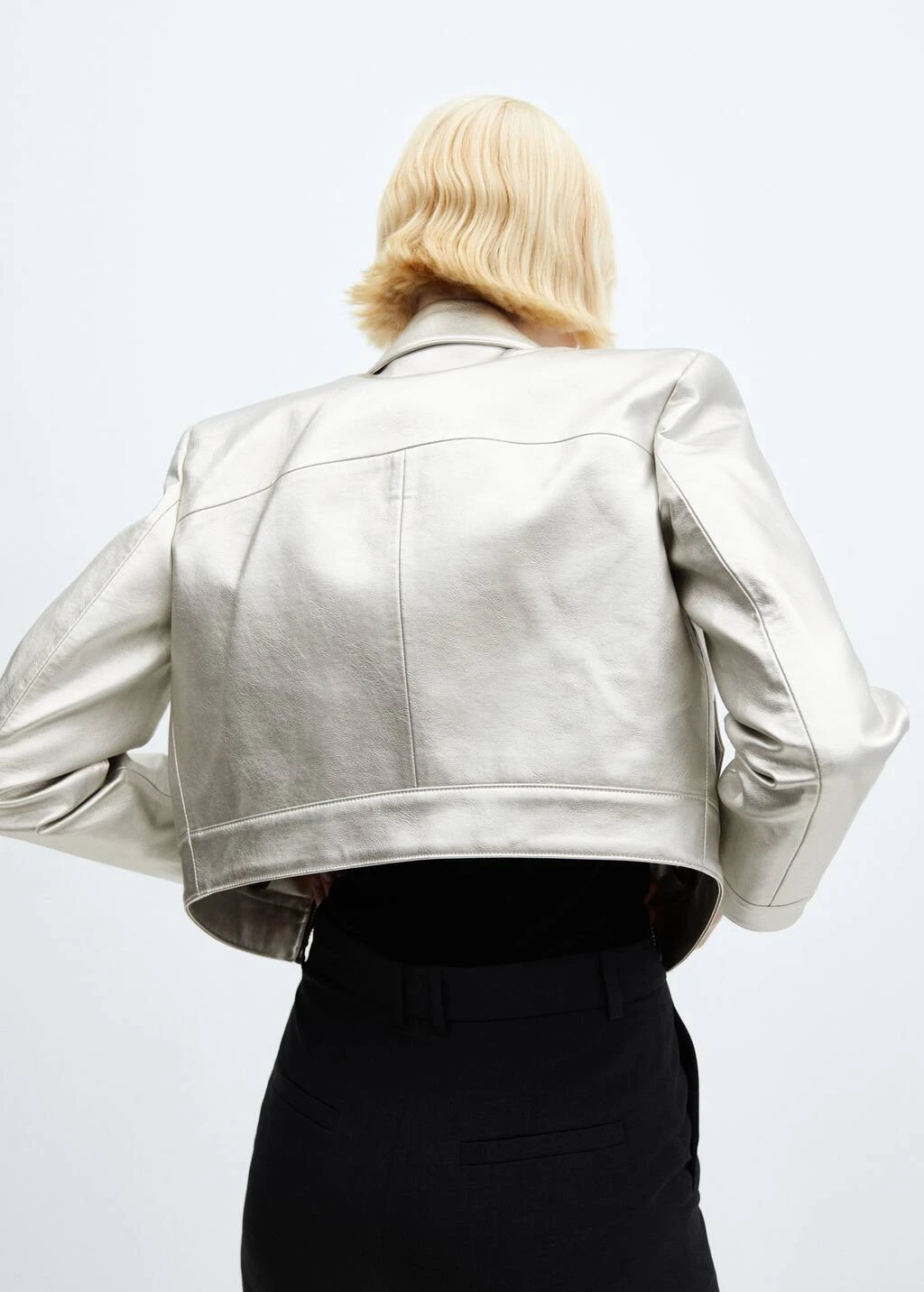Veste Crop Foil â Image 6