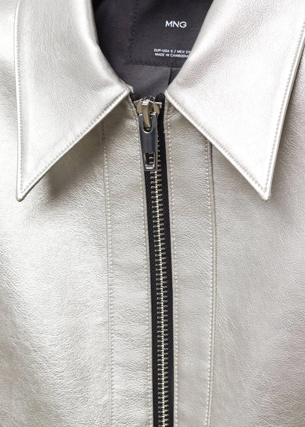 Veste Crop Foil â Image 8