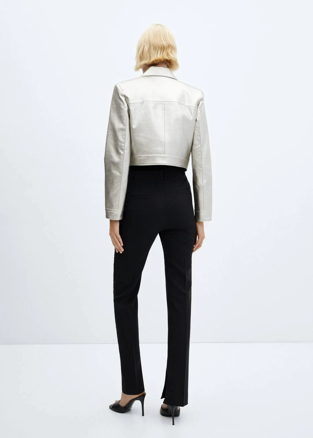 Veste Crop Foil â Image 3