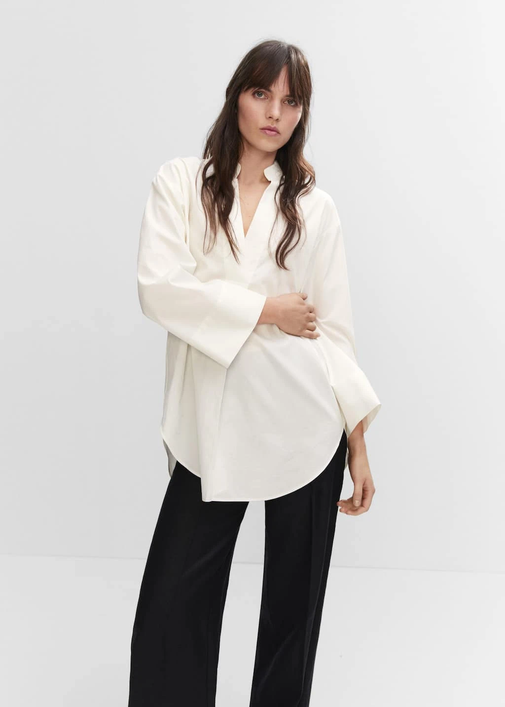 Blouse Oversize Col V – Image 8