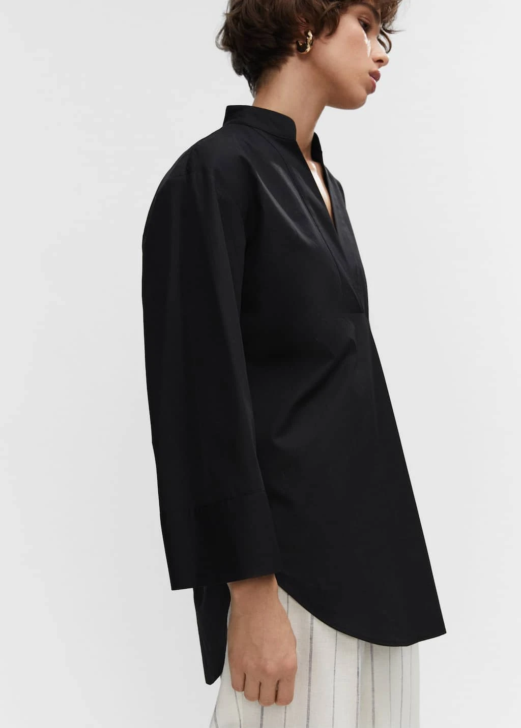 Blouse Oversize Col V – Image 4