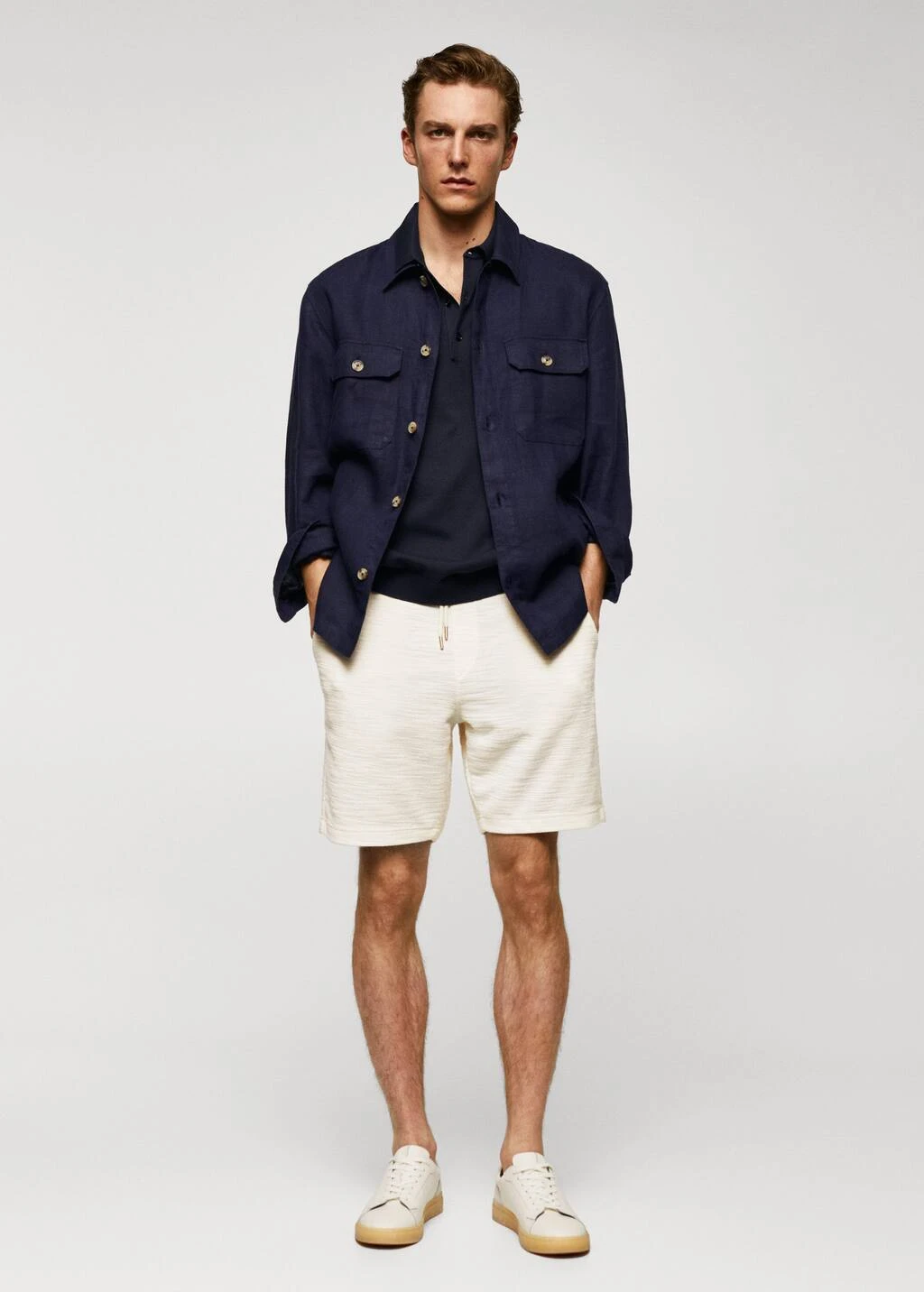 Bermuda Structuré Coton – Image 2