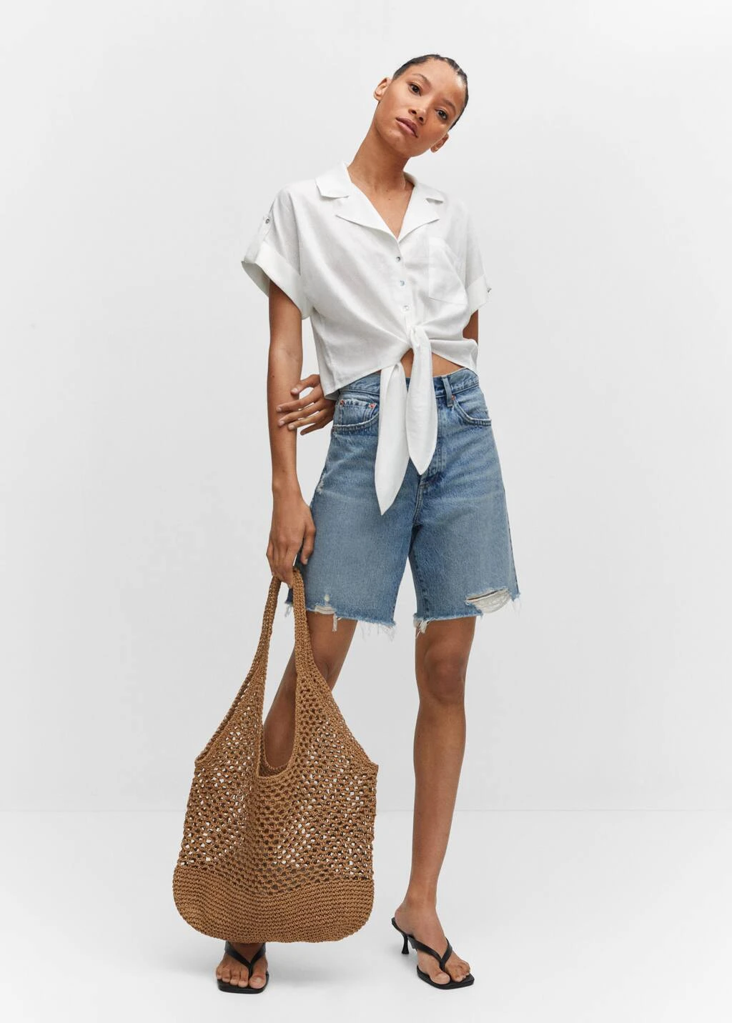 Chemise Lin Nœud – Image 2