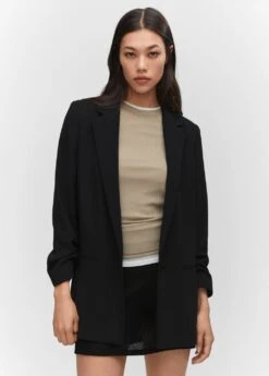 Veste Manches Froncées