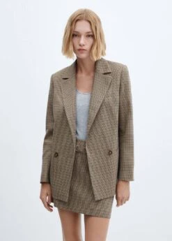 Veste Croisée Bouton