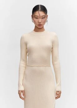 Robe Maille Détail Coutures