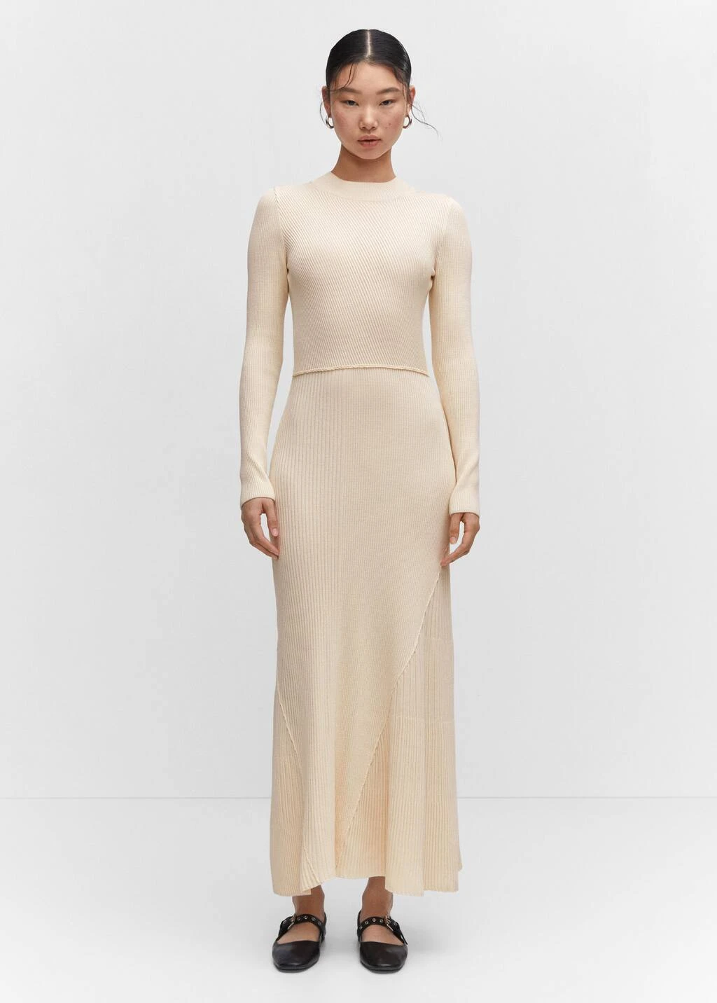 Robe Maille DĂ©tail Coutures â Image 2