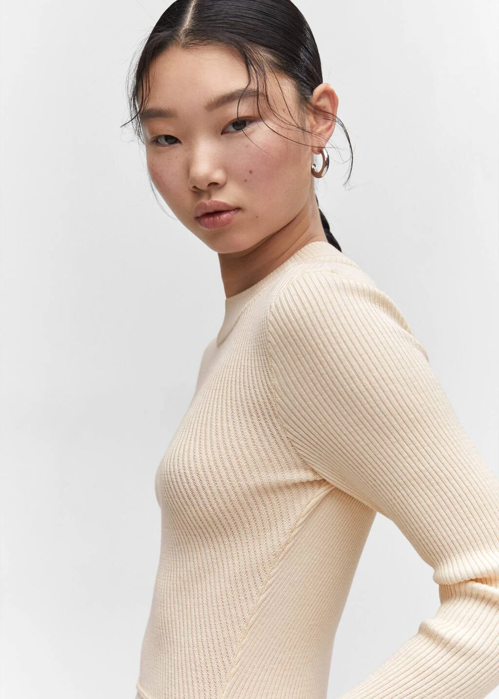 Robe Maille DĂ©tail Coutures â Image 4