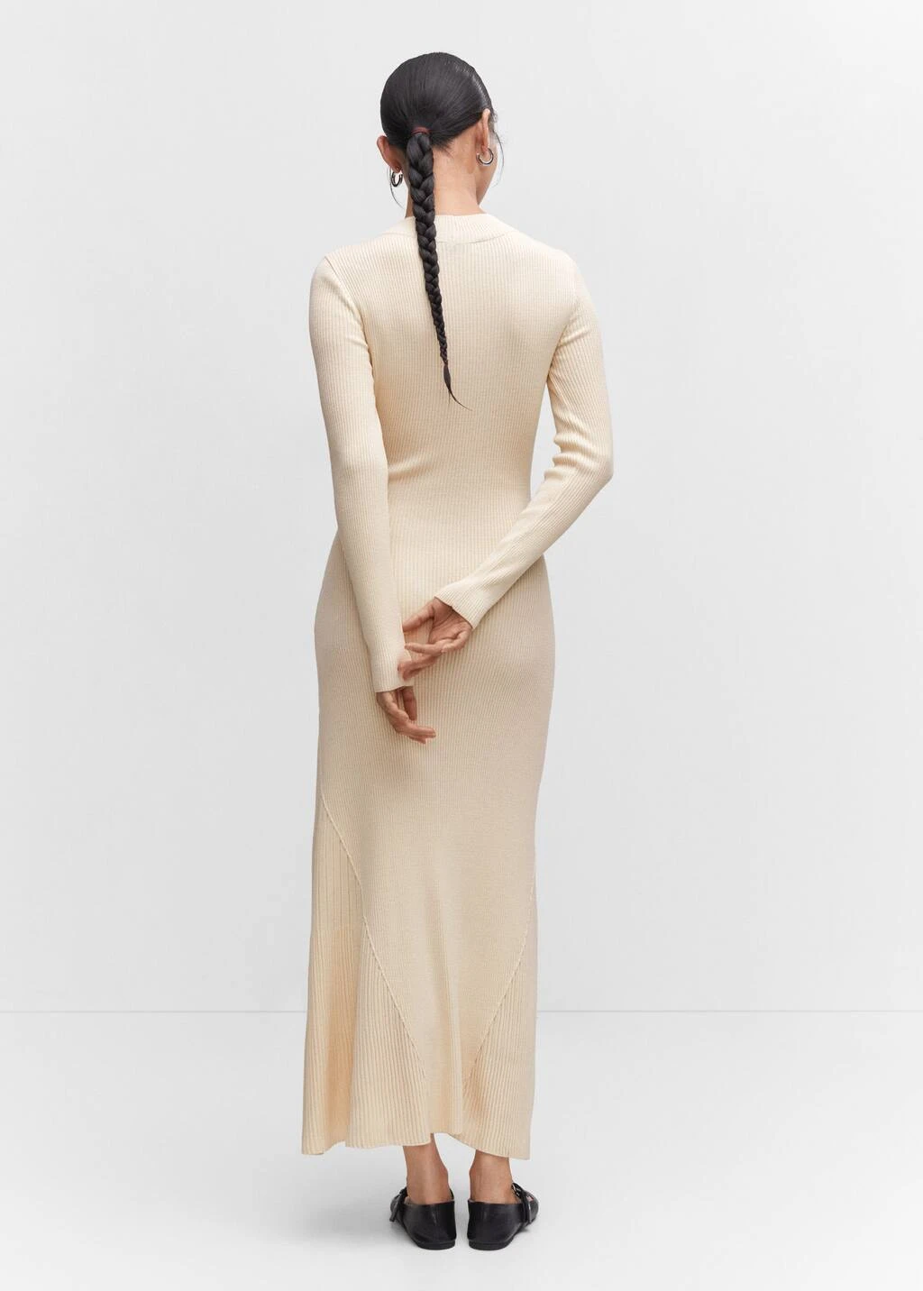 Robe Maille DĂ©tail Coutures â Image 3