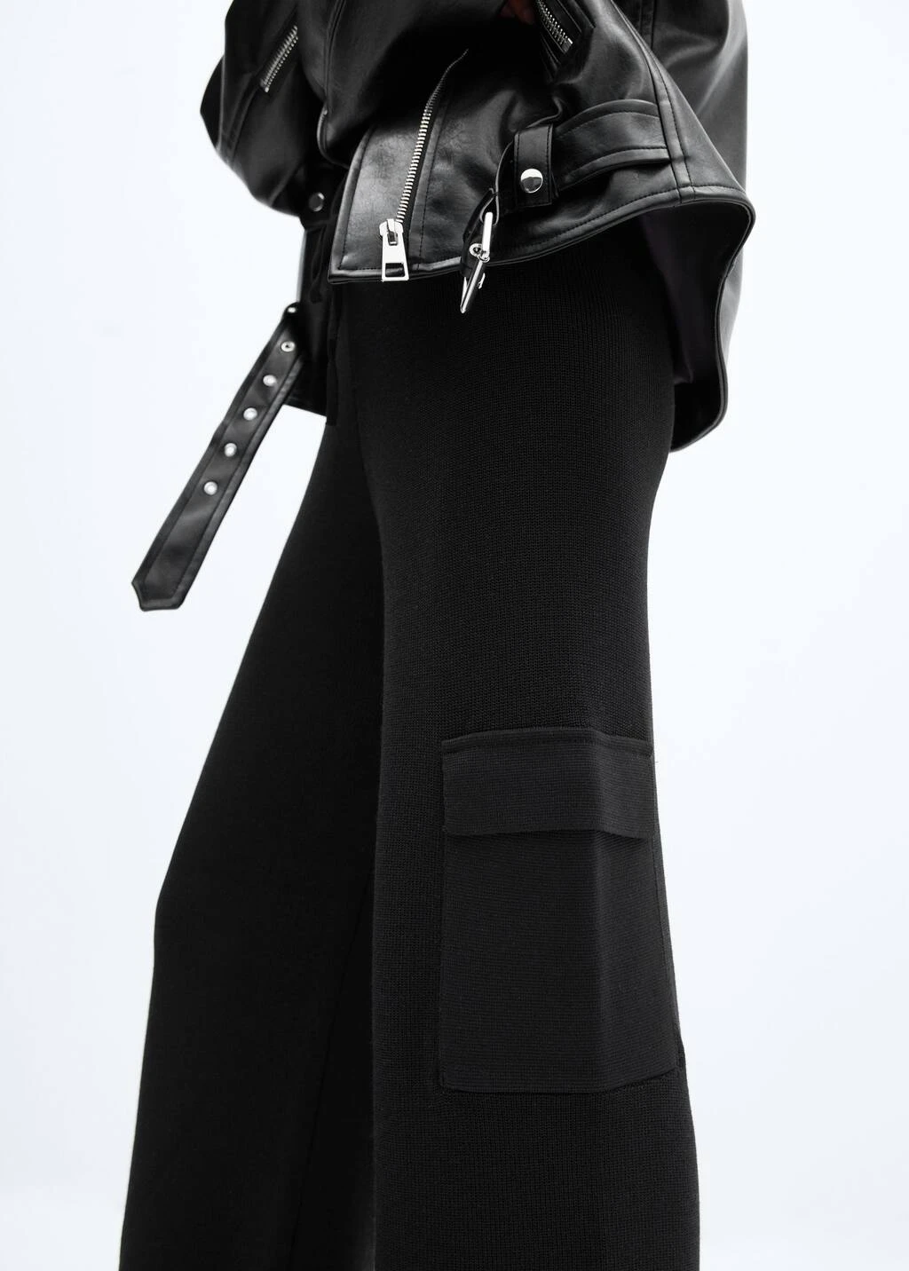 Pantalon Maille Poches Cargo â Image 5