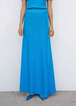 Jupe Portefeuille à Nœud