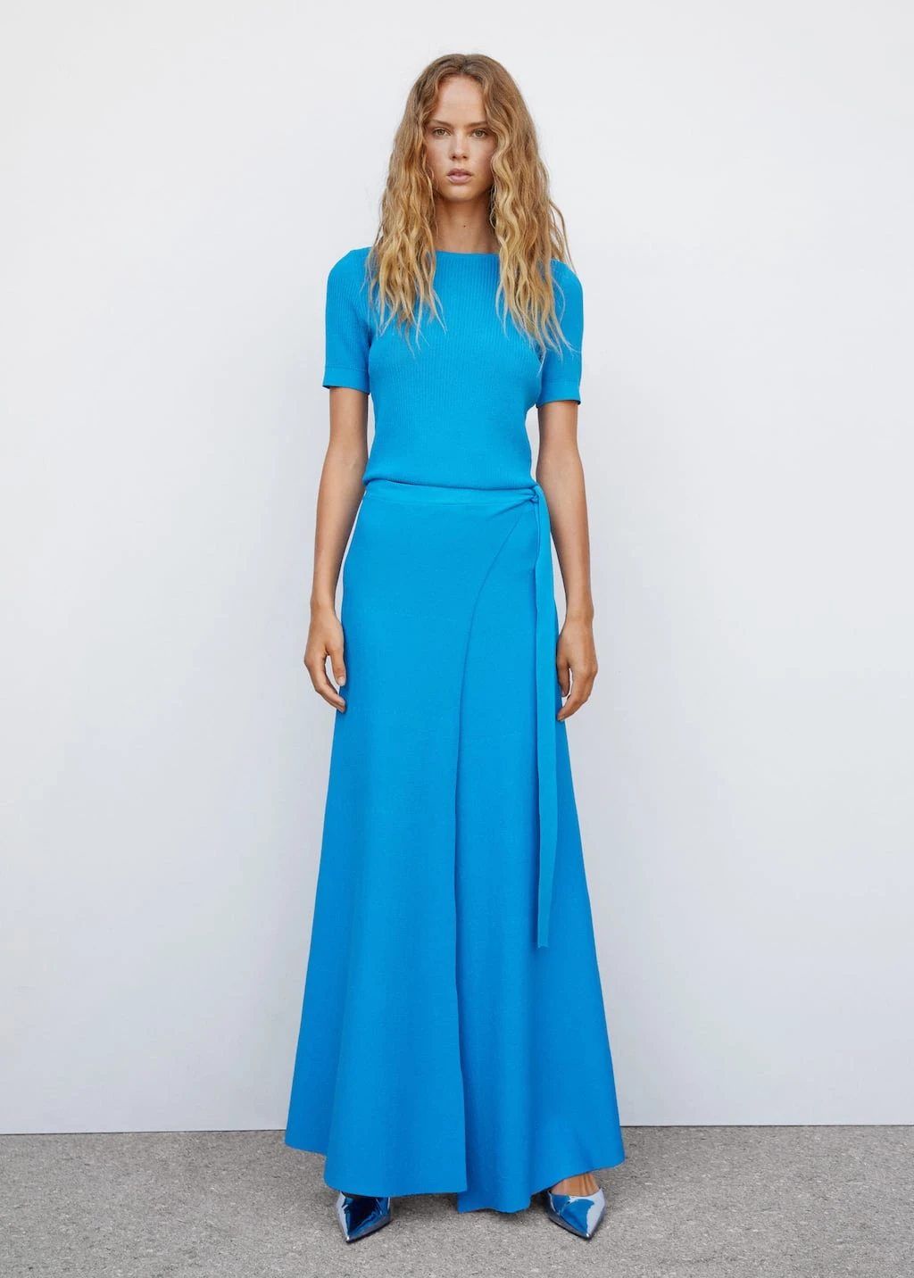 Jupe Portefeuille à Nœud – Image 2