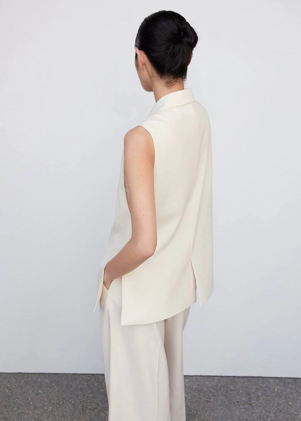 Gilet Long Fentes – Image 4