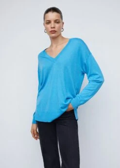 Pull-over Col V Ouvertures