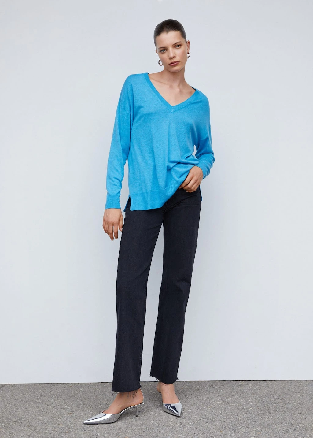 Pull-over Col V Ouvertures â Image 2