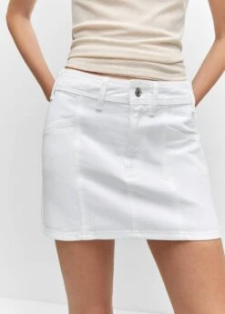 Minijupe En Jean Coutures