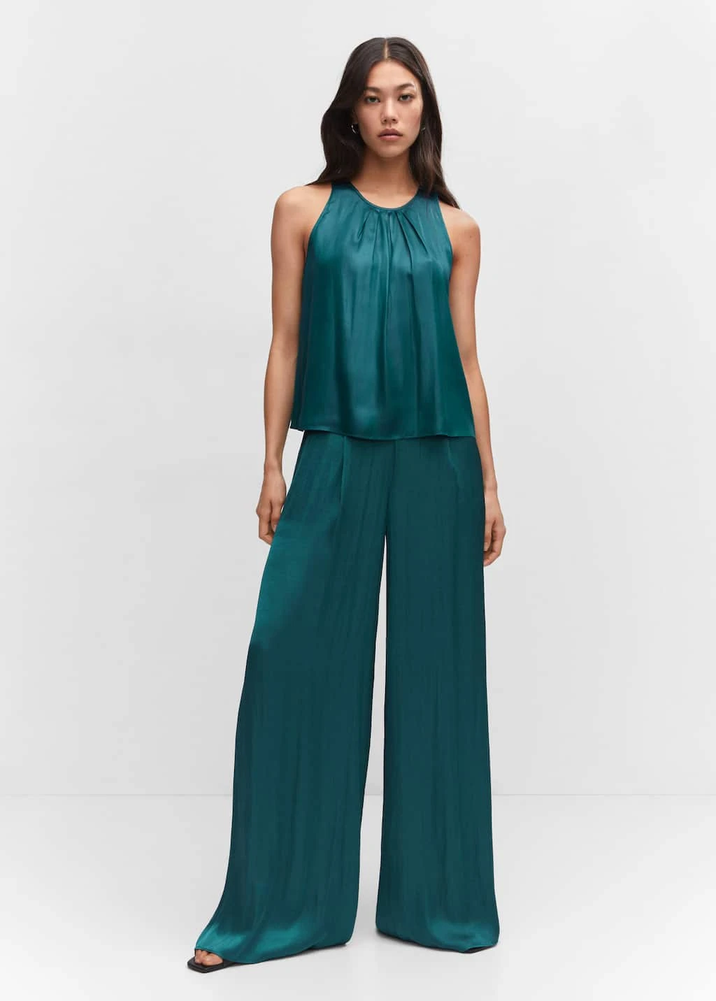 Top Satiné Détail Pinces – Image 8