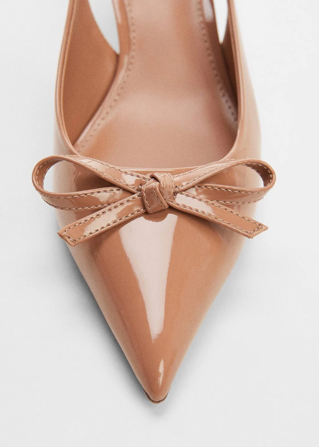 Chaussures Vernies Talon Ouvertes à L’arrière – Image 4