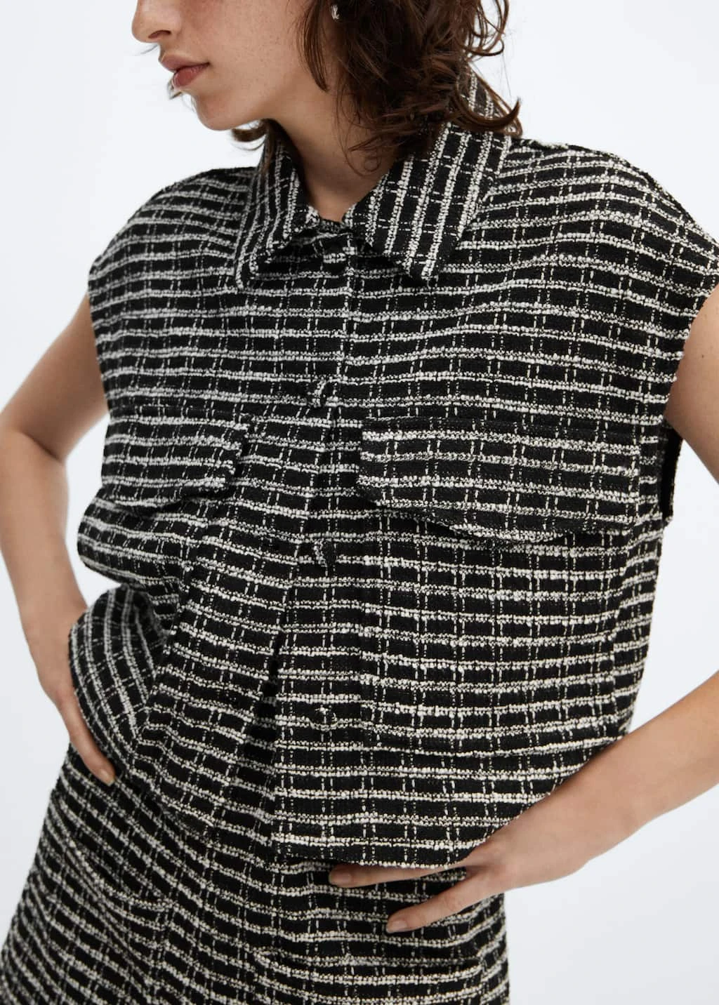 Gilet Tweed Oversize – Image 5