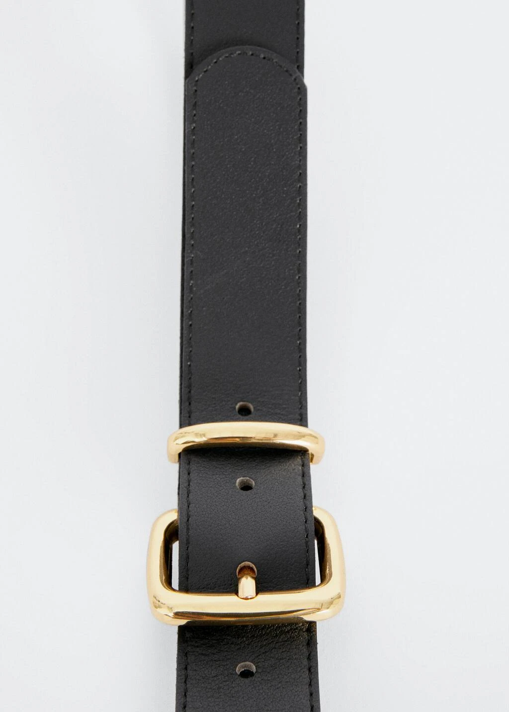 Ceinture Cuir Boucle Contrastée – Image 4
