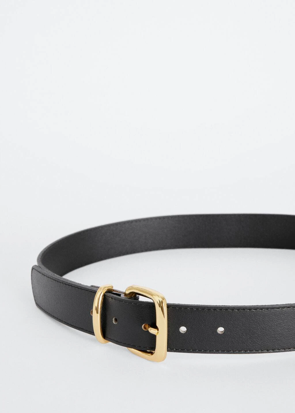 Ceinture Cuir Boucle Contrastée – Image 3