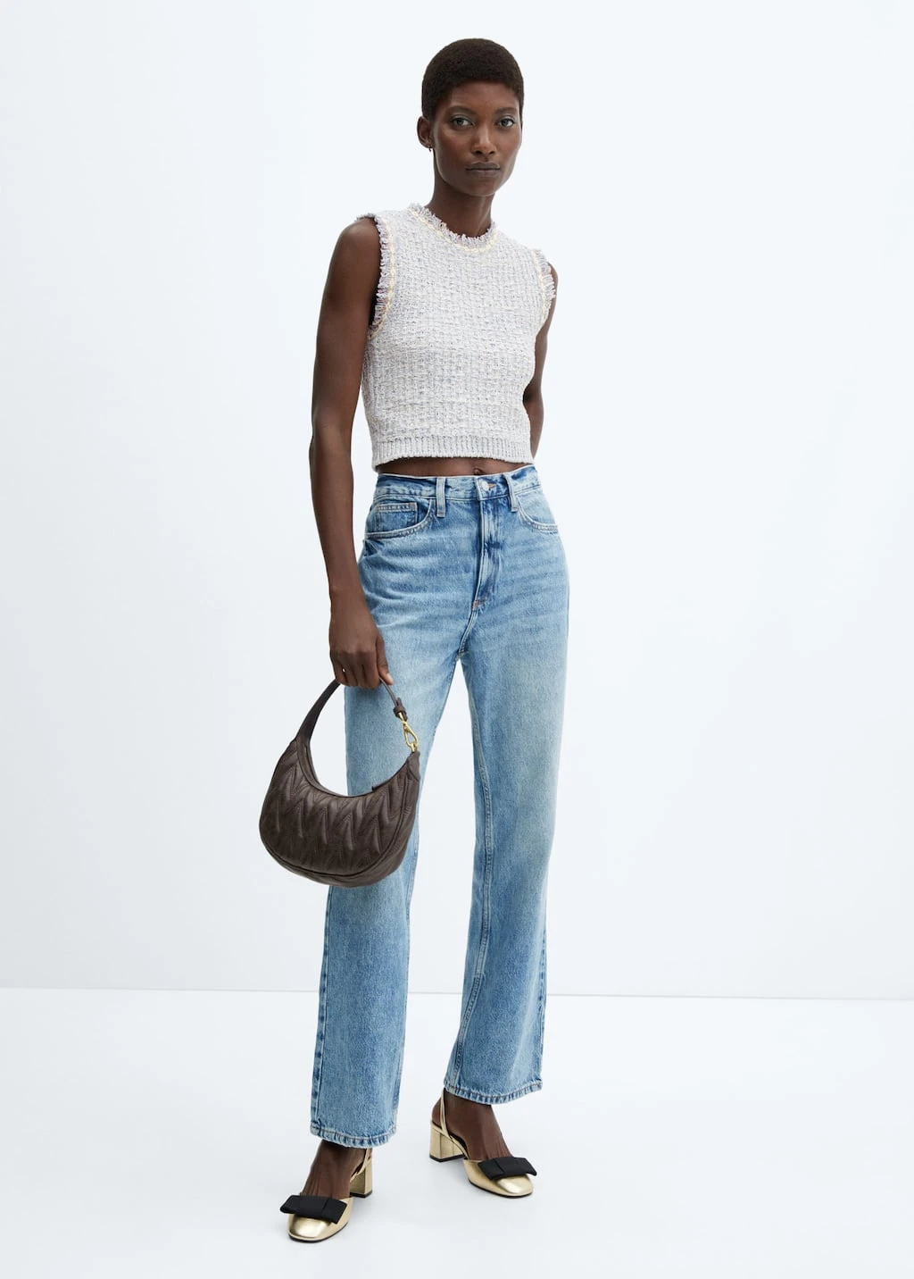 Top Tweed Bouton Bijou â Image 2