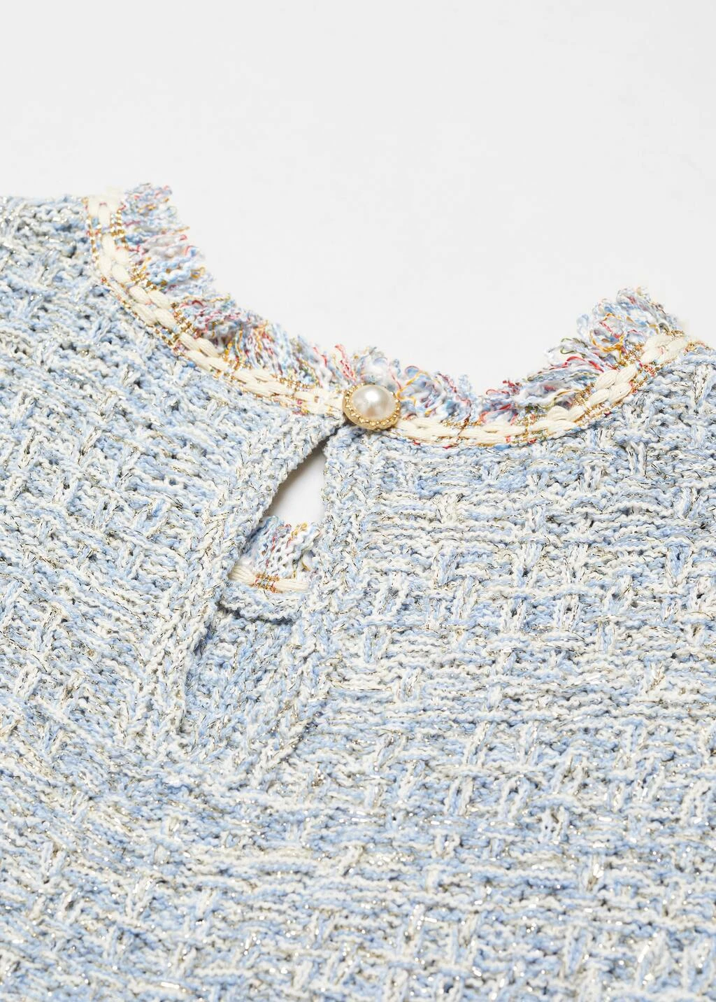 Top Tweed Bouton Bijou â Image 7