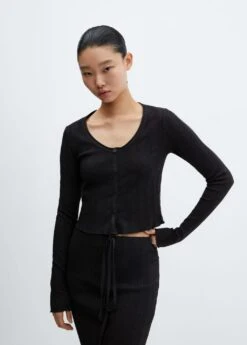 T-shirt Maille Boutons