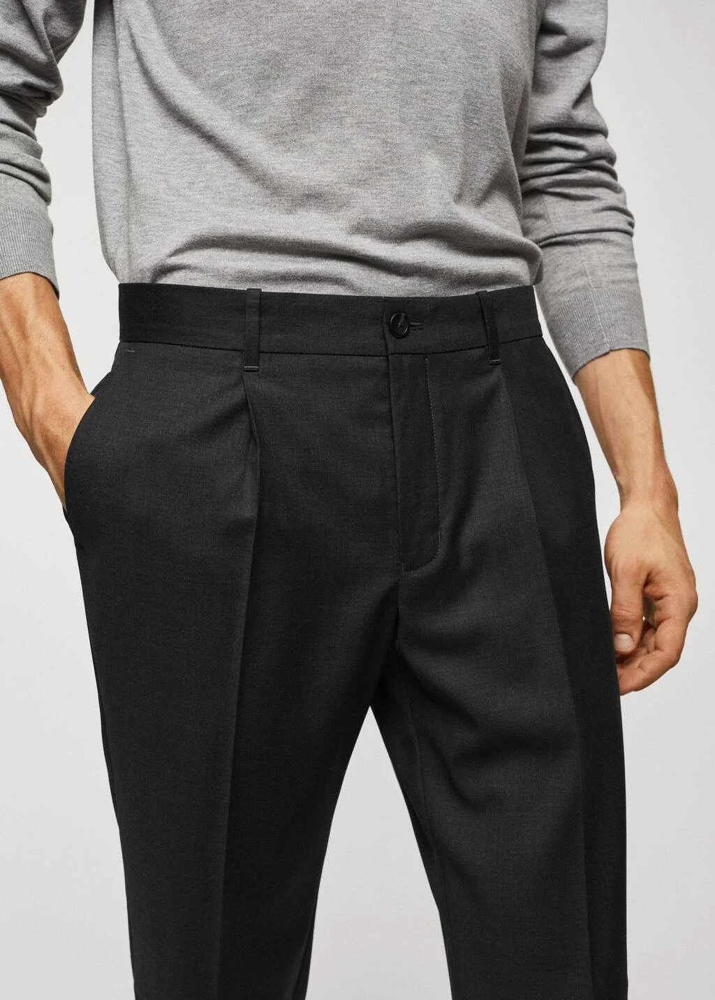 Pantalon Pinces Laine Vierge â Image 11