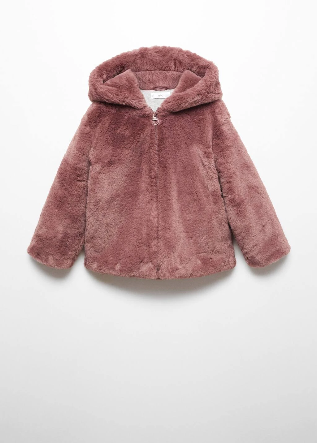 Manteau Fourrure Synthétique à Capuche – Image 2