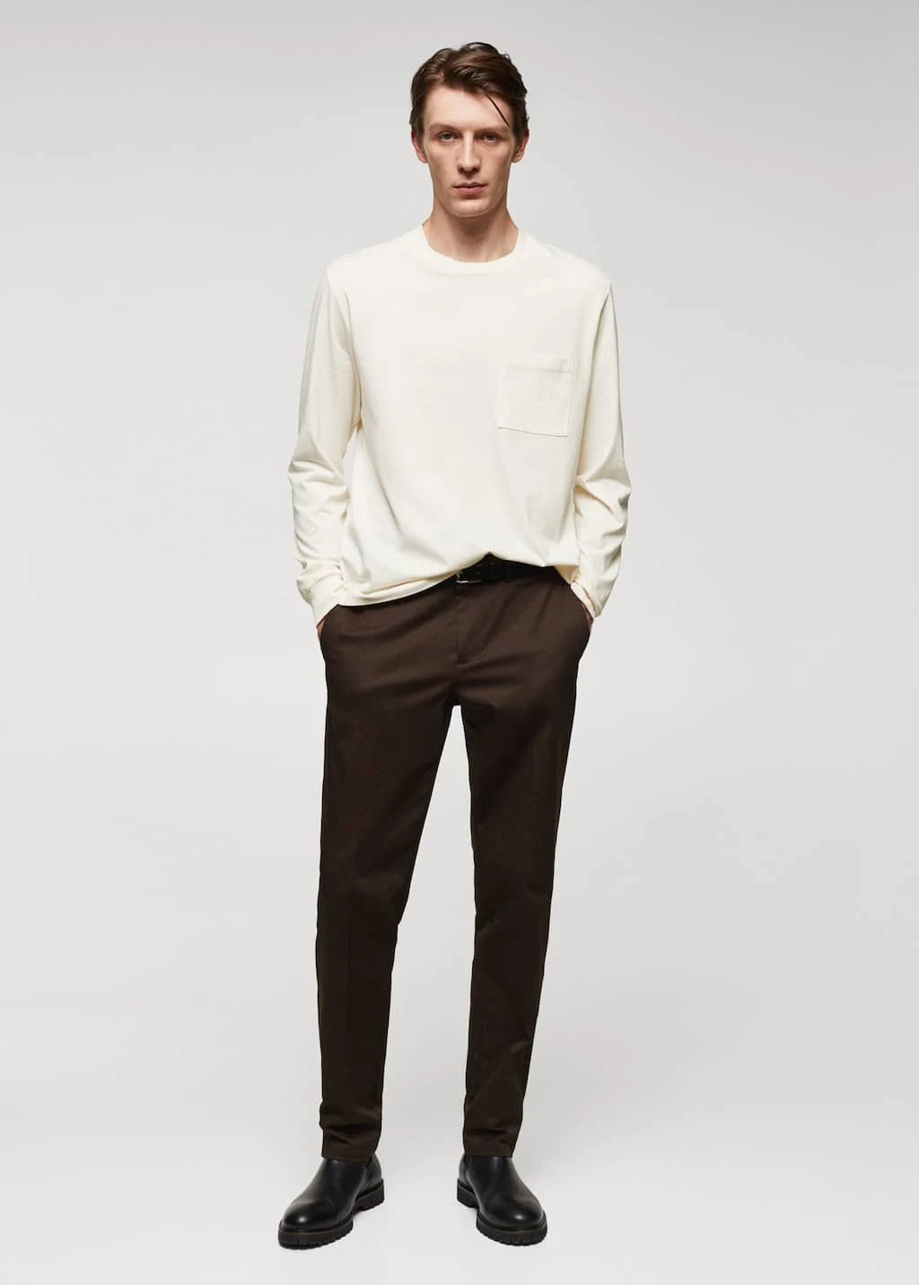 T-shirt Manches Longues Poche – Image 2