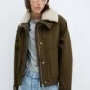 Parka Col Fausse Fourrure Amovible