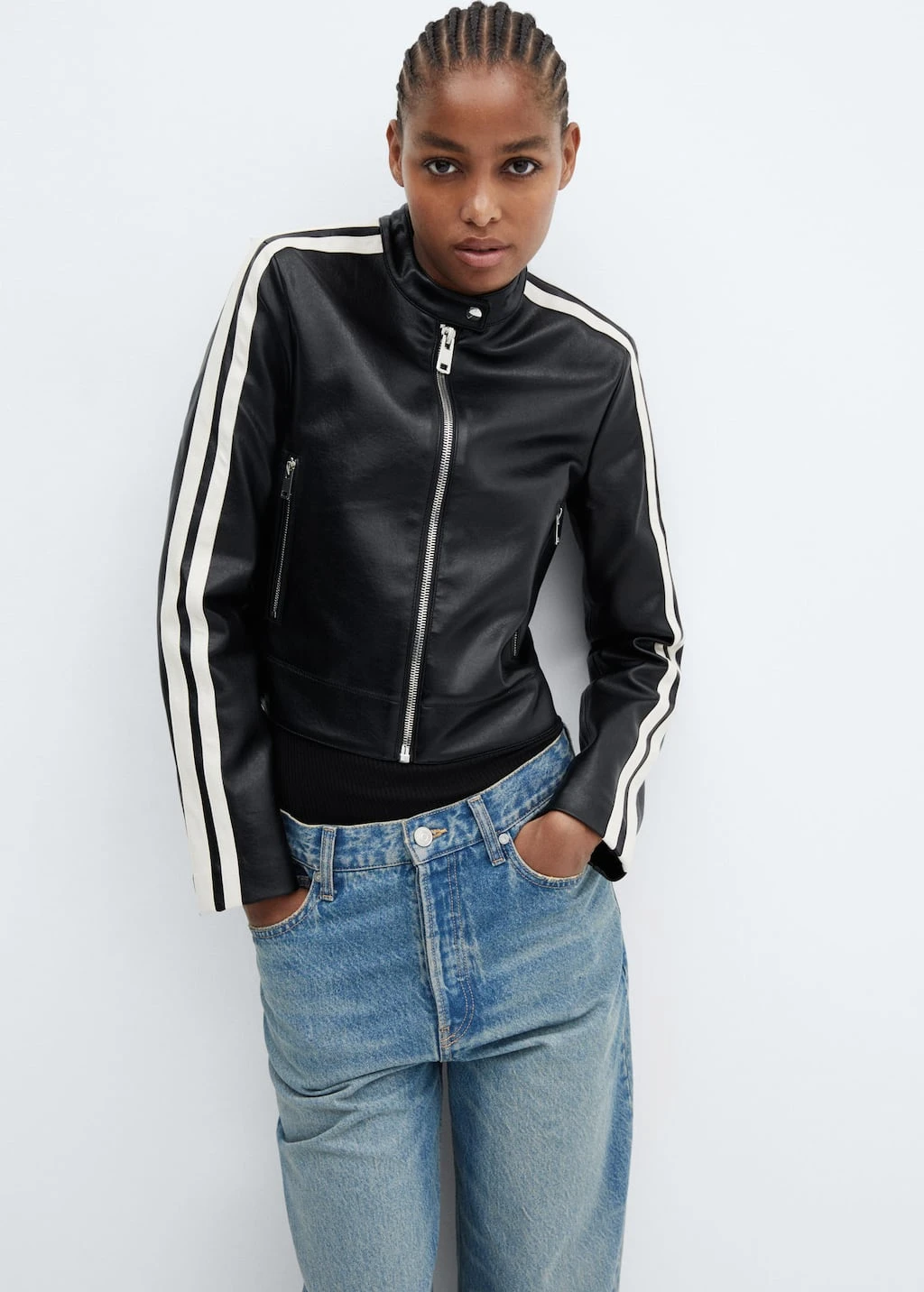 Blouson Biker Similicuir