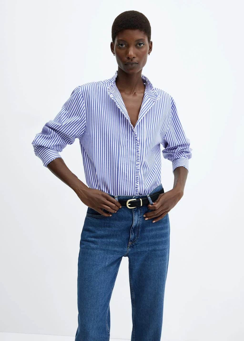 Chemise Bords Froncés