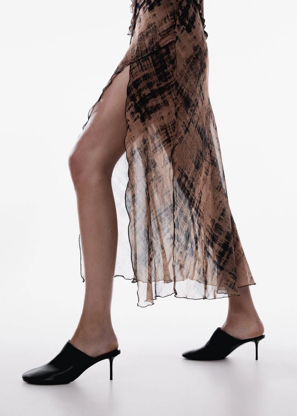 Chaussures Cuir Ouvertes à L'arrière – Image 7