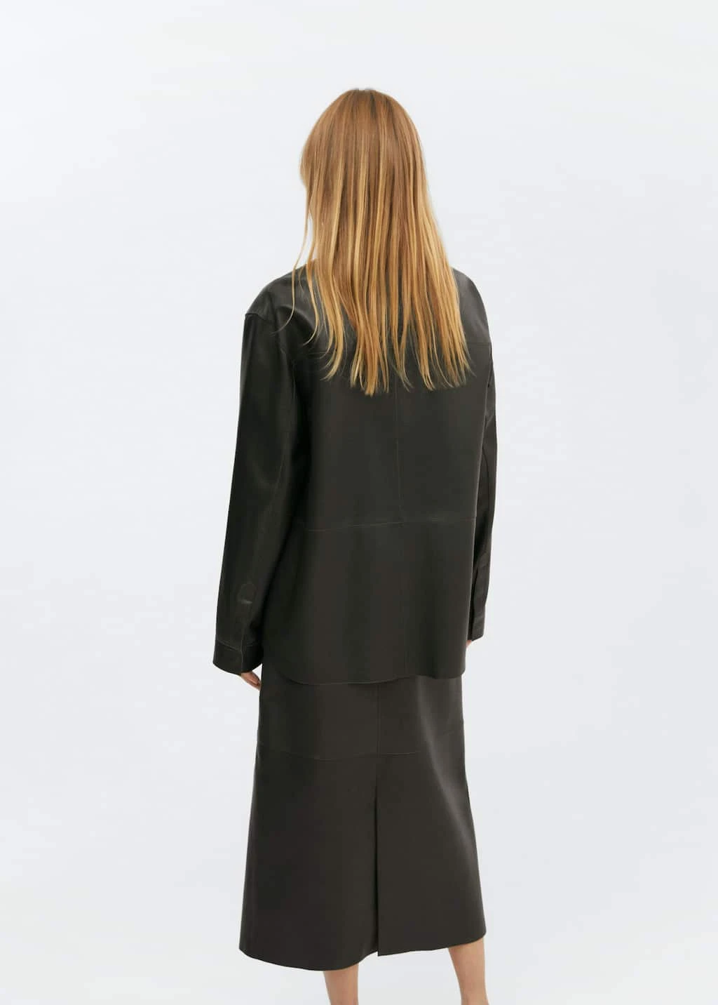 Jupe Midi Cuir – Image 3