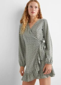 Robe Imprimée à Volants