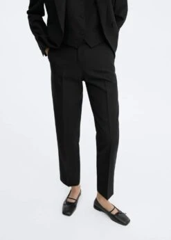 Pantalon Costume Droit Laine