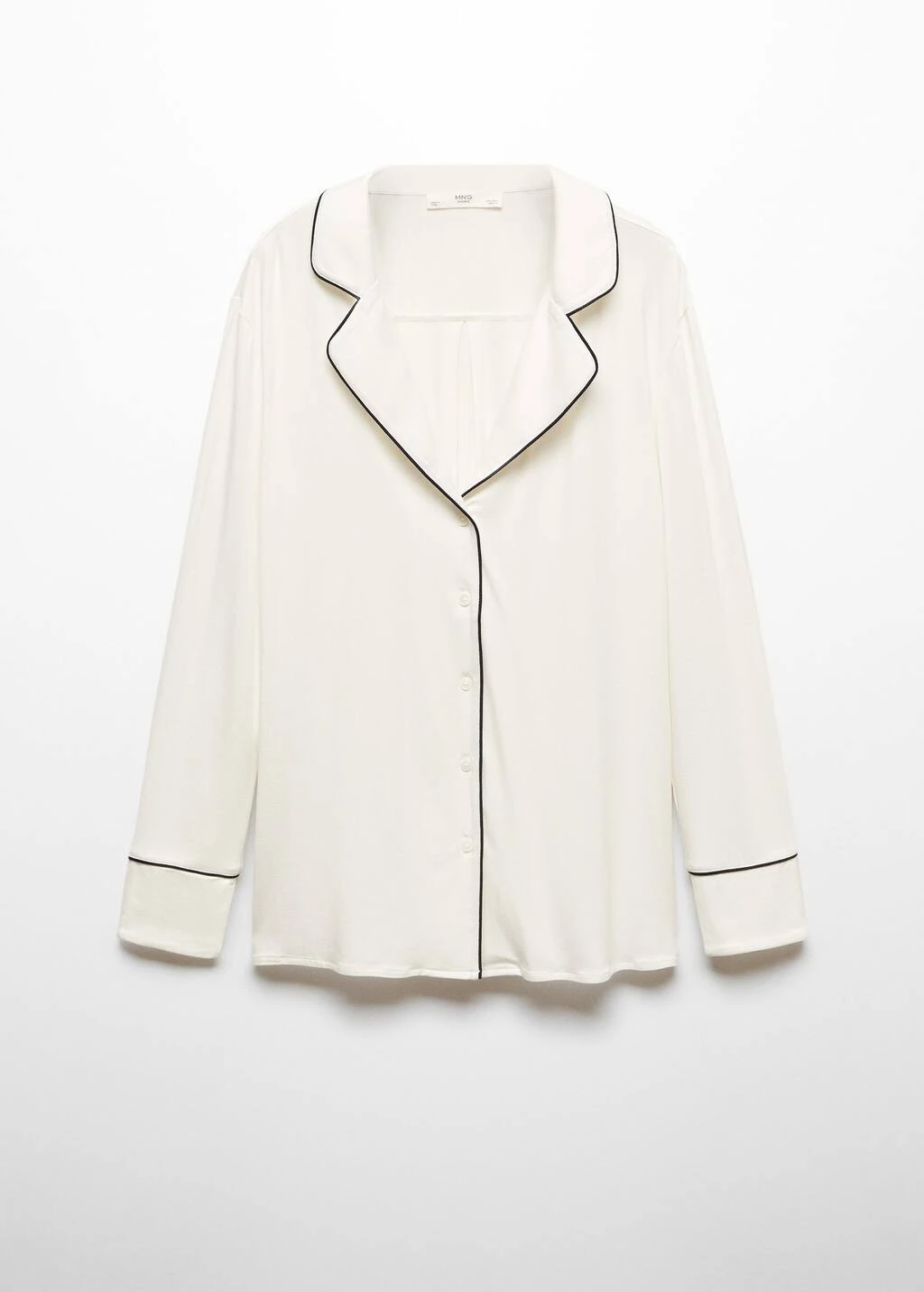 Chemise Pyjama Liseré Contrastant – Image 7