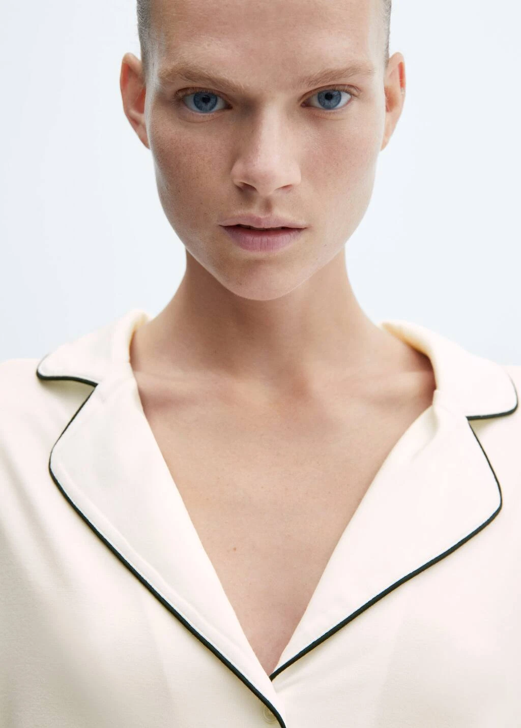 Chemise Pyjama Liseré Contrastant