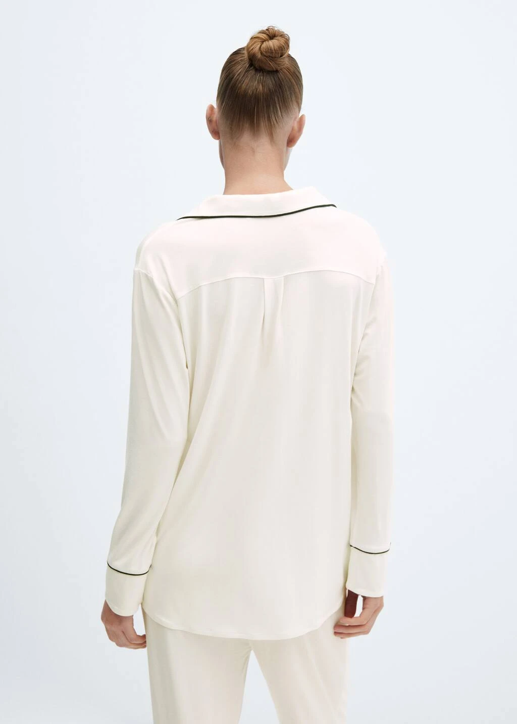 Chemise Pyjama Liseré Contrastant – Image 4
