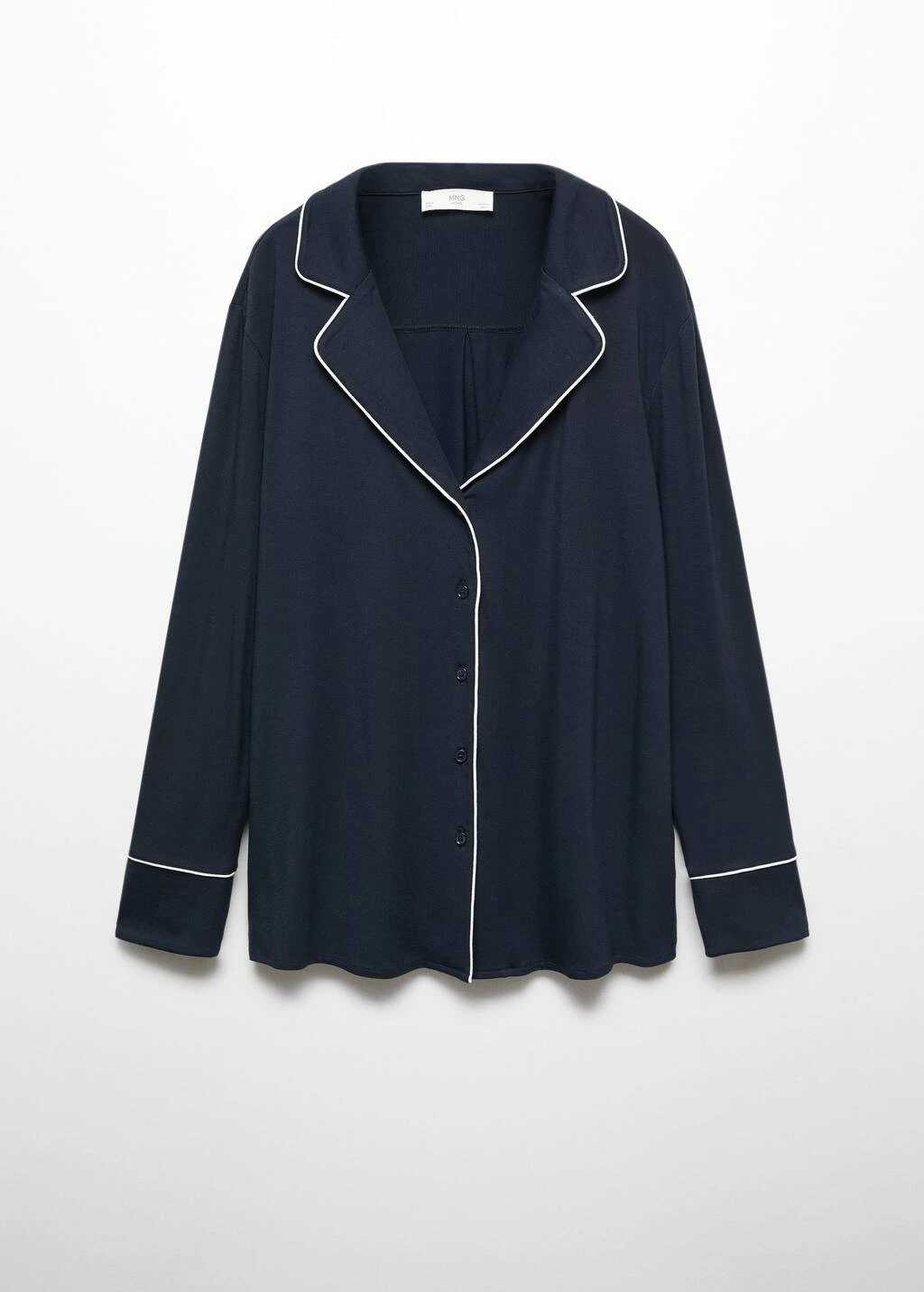 Chemise Pyjama Liseré Contrastant – Image 14