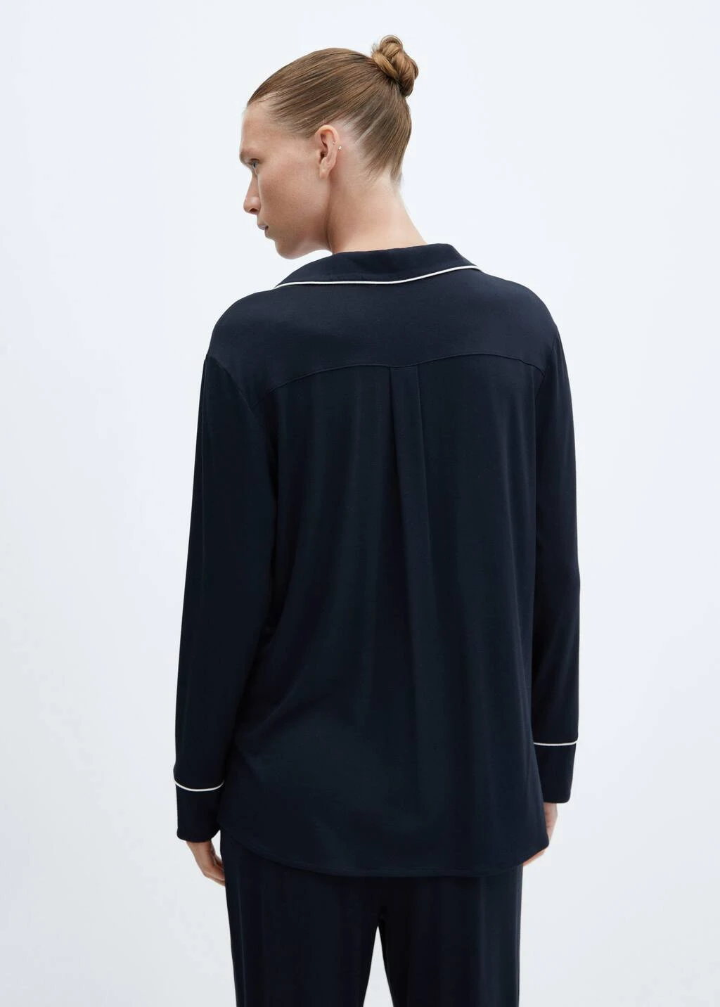 Chemise Pyjama Liseré Contrastant – Image 10