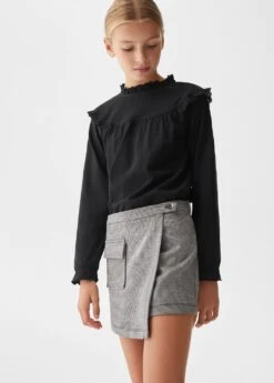 Jupe-culotte Pied-de-poule