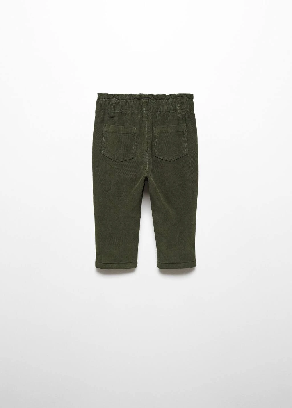 Pantalon Velours Côtelé Paper Bag – Image 4