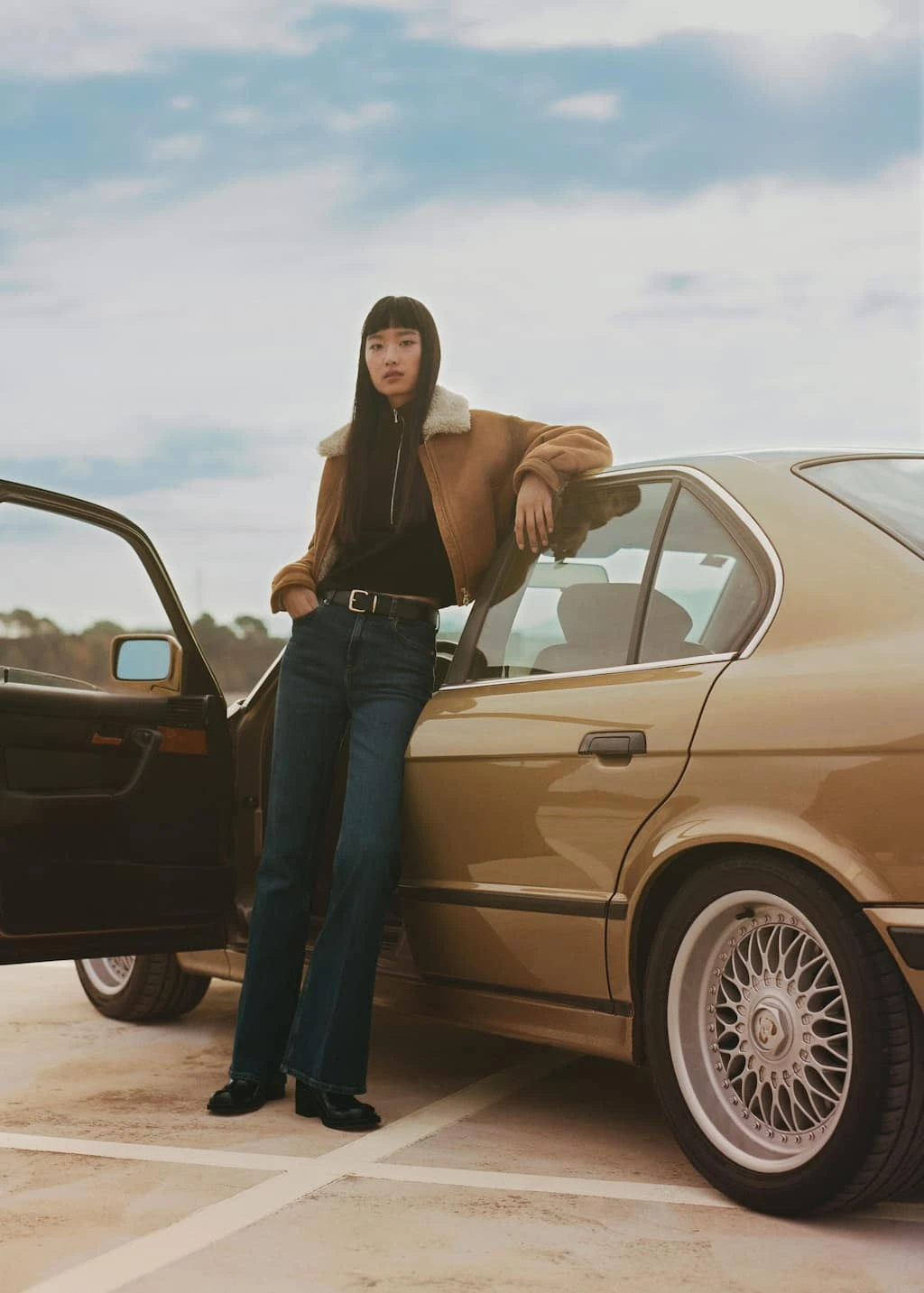 Veste Imitation Mouton Retourné Effet Usé – Image 7