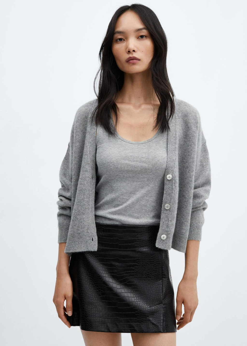 Minijupe Effet Croco