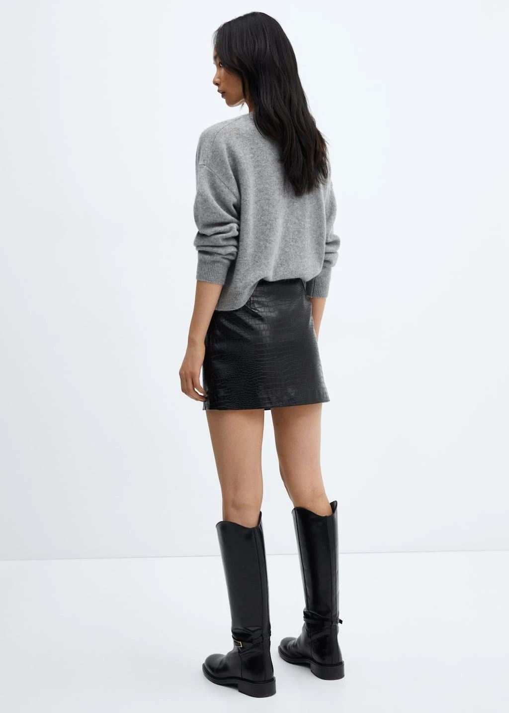 Minijupe Effet Croco – Image 3