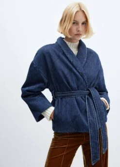 Veste Denim Croisée